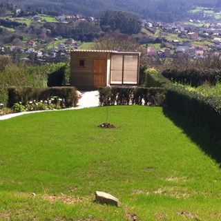 CASETA MADERA CEDEIRA 3,5X2 + INVERNADERO - Imagen 2