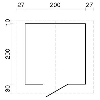 CASETA MADERA VIVIAN 3,8 M2 - Imagen 2