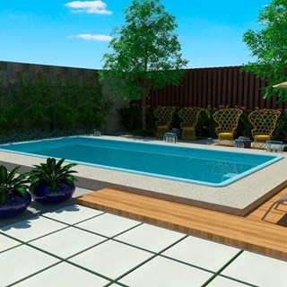 PISCINA BIARRITZ 8.00 x 4.00 x 1.50 M - Imagen 1