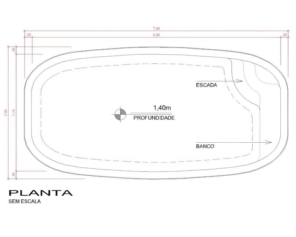 PISCINA CALARI - 7.00 x 3.50 x 1.40 M - Imagen 5