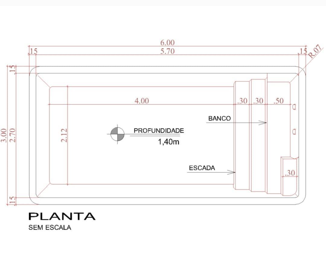 PISCINA CANCUN 6.00 x 3.00 x 1.40 M - Imagen 5