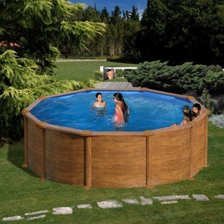PISCINA MAURITIUS KITPR558WO REDONDA 550 x 132CM ALT - Imagen 1