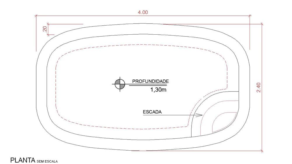 PISCINA PESCARA 4.00 x 2.40 x 1.30 M - Imagen 2