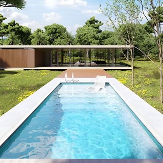 PISCINA PLAYA DEL CARMEN - 7.00 x 3.30 x 1.40 M - Imagen 1