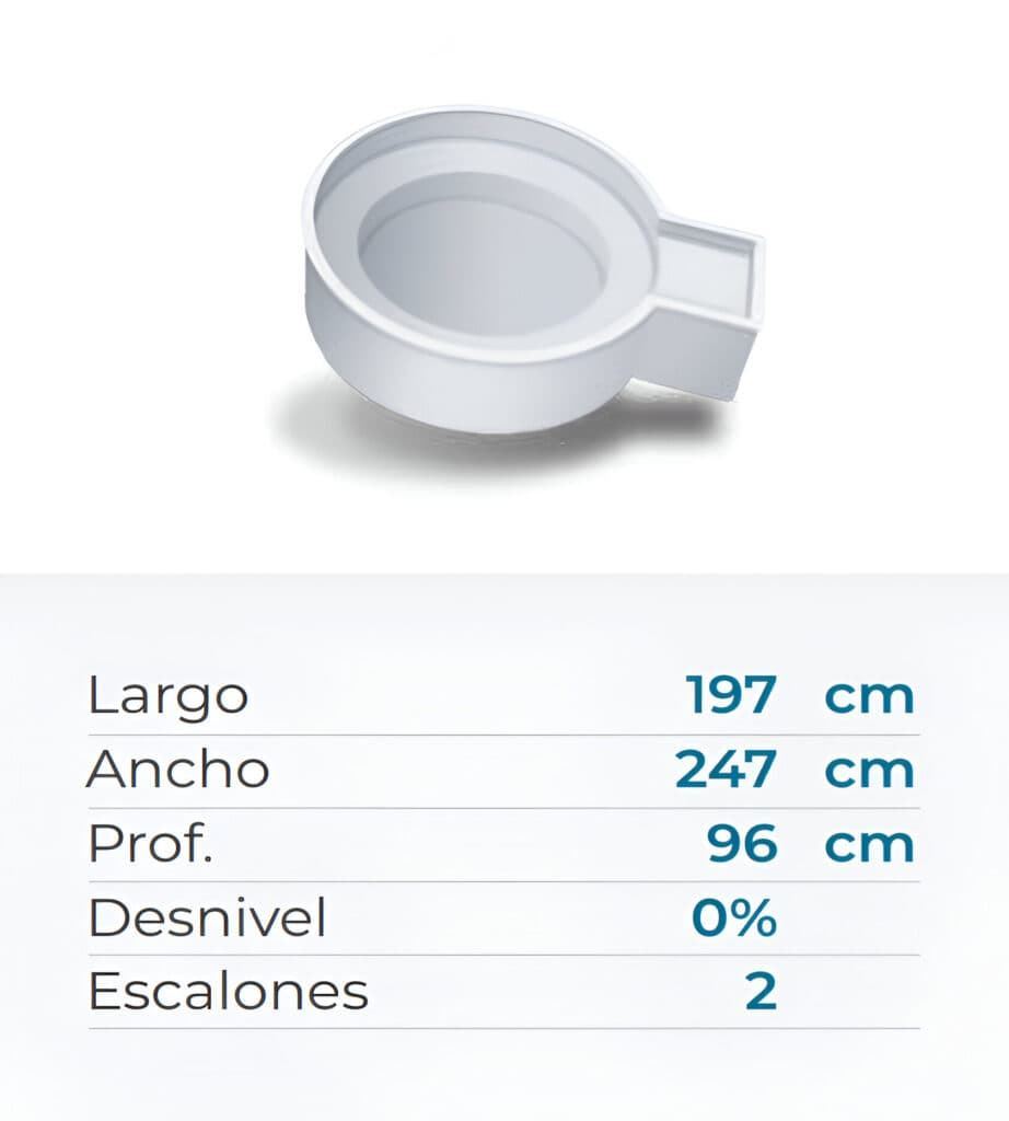 PISCINA SAONA 1.97 x 2.47 x 0.96 M - Imagen 4